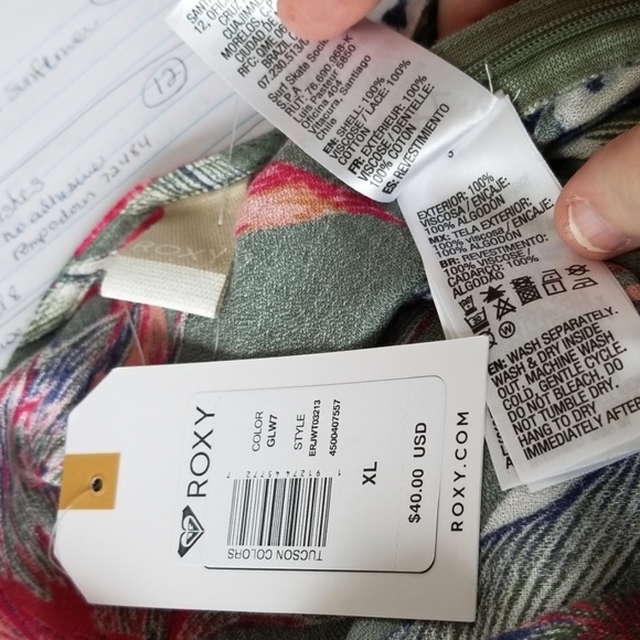 Roxy Tuscan Colors Convertible Blouse - Picture 8 of 8